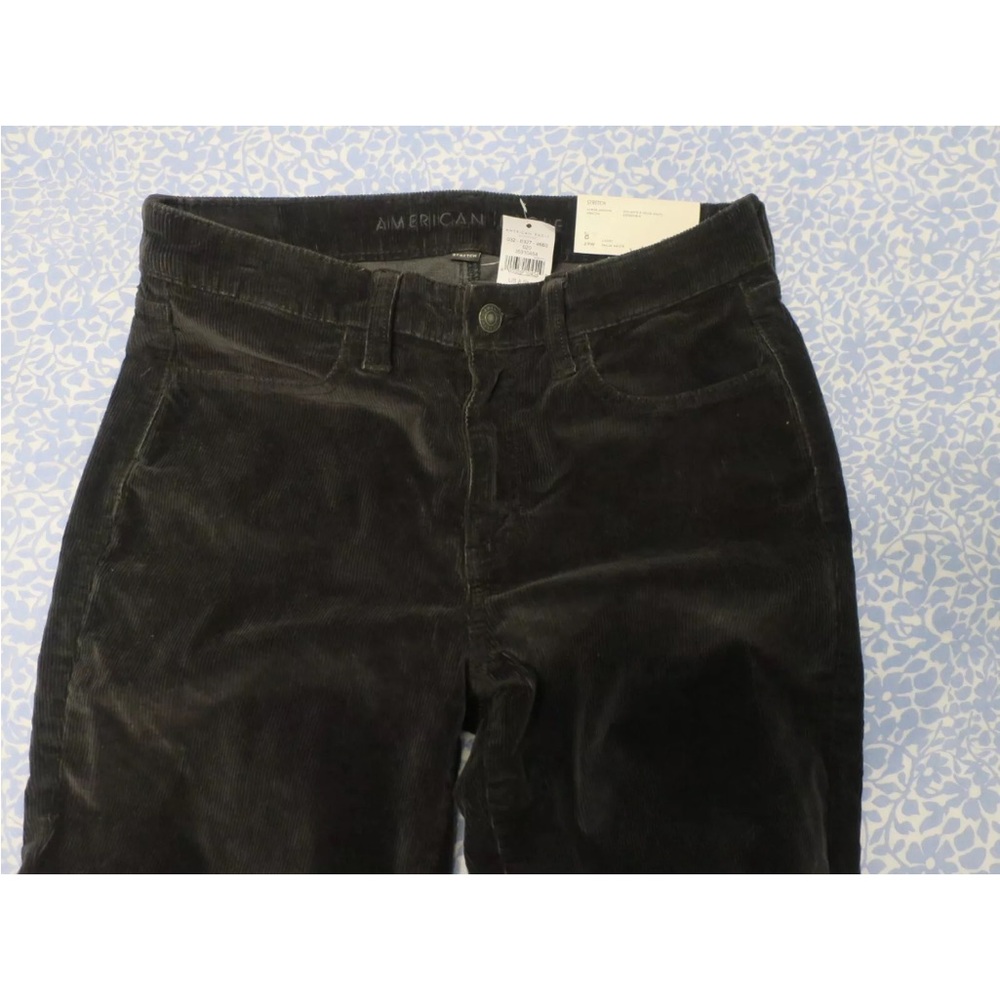 American Eagle Outfitters Women's Black Corduroy Jeggings